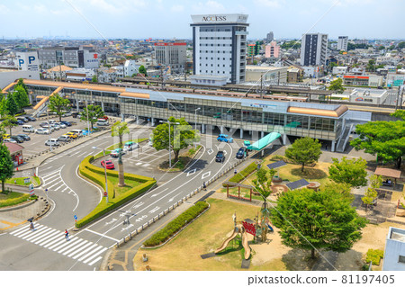 Nishio City Meitetsu Nishio Station Rotary Station Nishio City Meitetsu Nishio Station Rotary Station 81197405