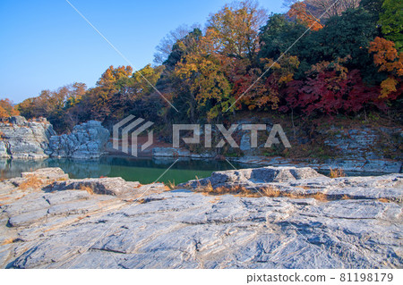 荒川，近長瀞岩田，秋景，秋葉景 81198179