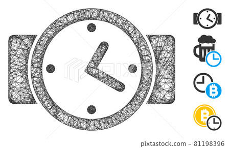 Watches Web Vector Mesh Illustration 81198396