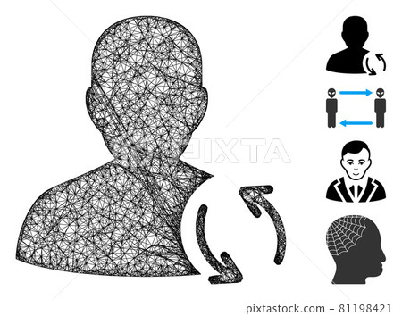 User Refresh Web Vector Mesh Illustration User Refresh Web Vector Mesh Illustration 81198421