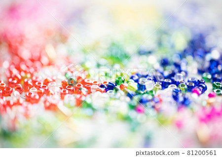 珠子特寫夢幻般的背景材料 81200561