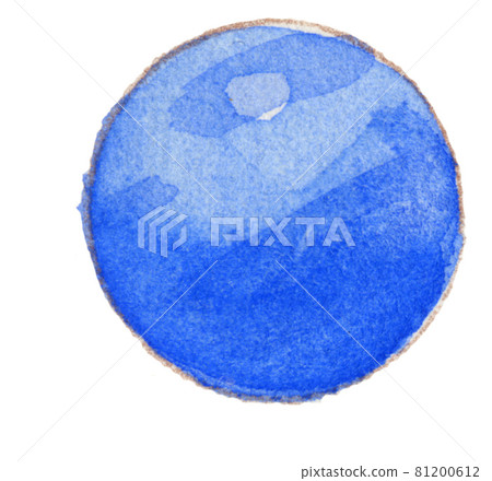 Watercolor: blue planet Watercolor: blue planet 81200612
