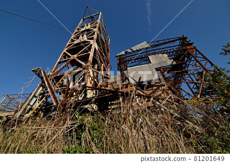 Ruins of coal mine facility "Shaft sinking site" 81201649