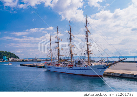 （神奈川縣）Nippon Maru，停泊在久里濱港 81201782