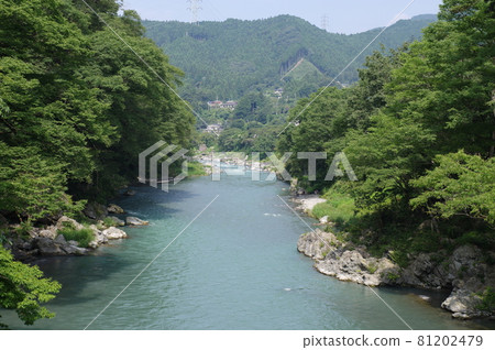 禦岳峽步道、楓橋的多摩川上游 禦岳峽步道、楓橋的多摩川上游 81202479