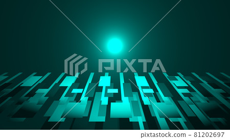 CG Square Many square background materials Spotlight and gradation CG Square Many square background materials Spotlight and gradation 81202697