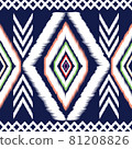 tribal ethnic vector pattern Fabric design and printing or book cover or background or wallpaper. 81208826