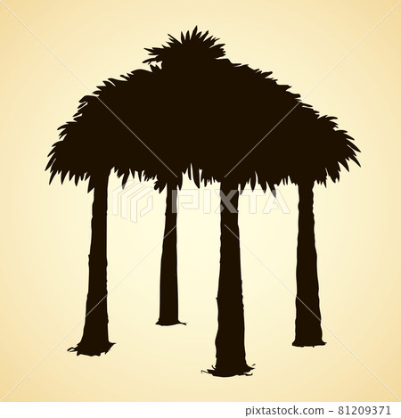 Alcove. Vector drawing Alcove. Vector drawing 81209371