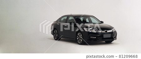 Car body Parts side view. Automotive car parts such as window wheel tire headlight side mirror side shots shooting from front and rear view in studio. for use in automobile industry. no driver. 81209668