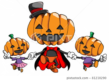 萬聖節人物·南瓜親子手牽手走 81210290