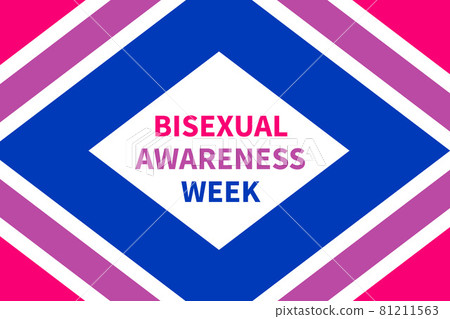 Bisexual Awareness Week typography poster. LGBT community event celebrate on September. Vector template for banners, signs, logo design, card Bisexual Awareness Week typography poster. LGBT community event celebrate on September. Vector template for banners, signs, logo design, card 81211563