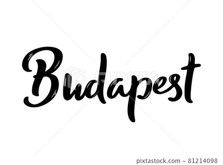 Budapest Lettering. Budapest Lettering. 81214098