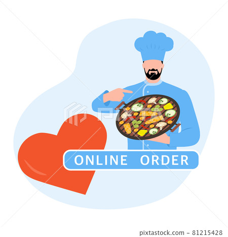 Online Order Grill Food BBQ Restaurant Menu Chef Online Order Grill Food BBQ Restaurant Menu Chef 81215428
