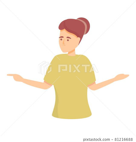 Ambiguity icon cartoon vector. Vuca uncertainty Ambiguity icon cartoon vector. Vuca uncertainty 81216688