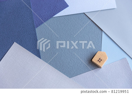 小房子和牆紙樣品 小房子和牆紙樣品 81219951