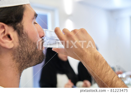 Starting Iftar dinner during Ramadan holy month Starting Iftar dinner during Ramadan holy month 81223475