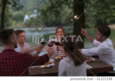 french dinner party on summer french dinner party on summer 81225298