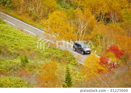 Autumn drive image Hachimantai Aspite Line Autumn drive image Hachimantai Aspite Line 81225608