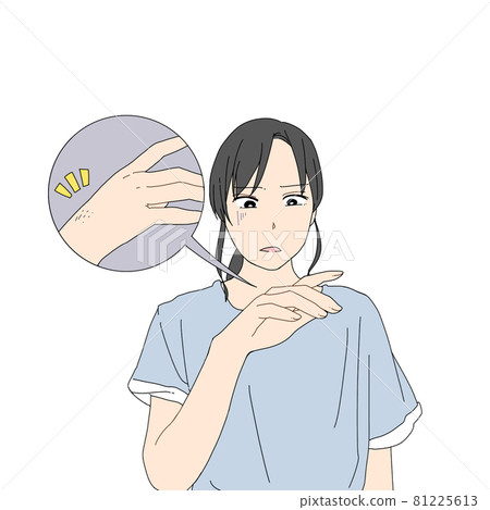 注意到手背上有雪橇的女人 注意到手背上有雪橇的女人 81225613