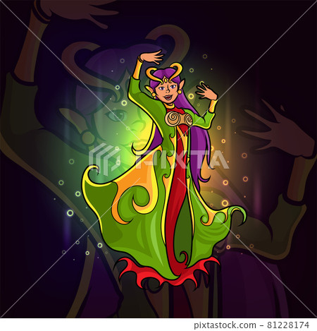 The goddess with the bright gown esport logo design The goddess with the bright gown esport logo design 81228174