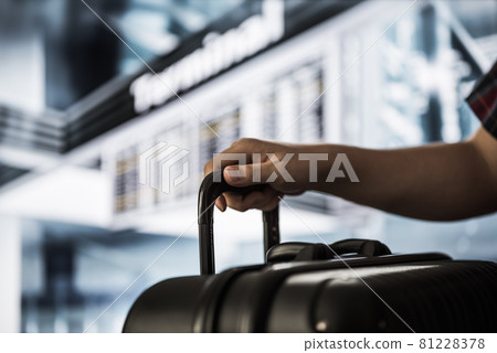 Man traveling by plane 81228378
