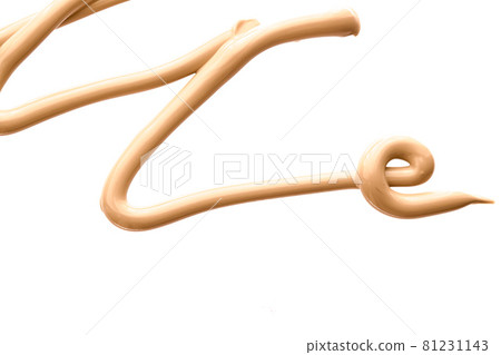 Beige beauty cosmetic texture isolated on white background, smudged makeup emulsion cream smear or foundation smudge, crushed cosmetics product and paint strokes Beige beauty cosmetic texture isolated on white background, smudged makeup emulsion cream smear or foundation smudge, crushed cosmetics product and paint strokes 81231143