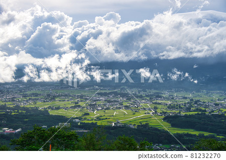 Scenery of Gotemba under the clouds, Ashigaratōge, Chikai-no-Oka Park 81232270