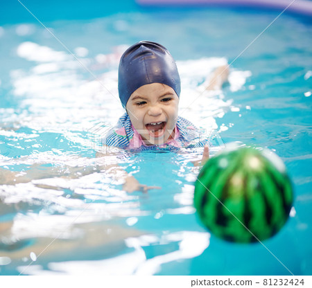 Play in pool child activity Play in pool child activity 81232424