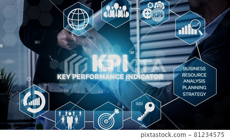 KPI Key Performance Indicator for Business conceptual 81234575