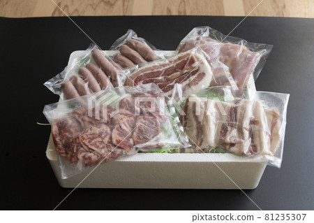Yakiniku gifts, assorted yakiniku, yakiniku set, barbecue set, several types of barbecue, 5 types, many types 81235307