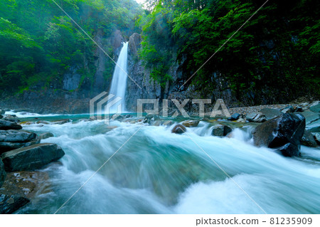 Takataru Waterfall where you can heal a beautiful waterfall 81235909