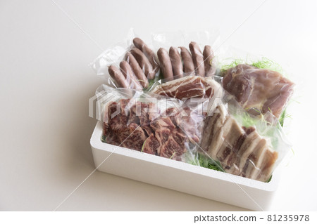 Yakiniku gifts, assorted yakiniku, yakiniku set, barbecue set, several types of barbecue, 5 types, many types 81235978