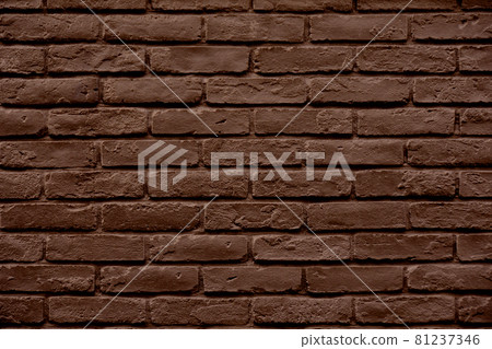 磚塊牆，帶有美味的巧克力和咖啡色 81237346