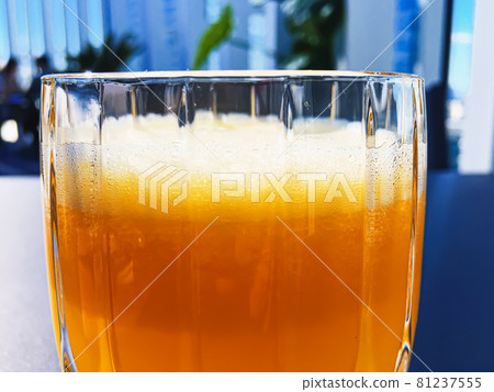 Healthy drink, fruit vitamins and beverage menu, fresh orange juice in luxury restaurant outdoors, food service and hotel breakfast concept Healthy drink, fruit vitamins and beverage menu, fresh orange juice in luxury restaurant outdoors, food service and hotel breakfast concept 81237555