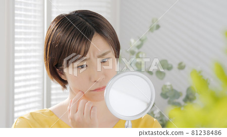 Beauty image Young woman face care Beauty image Young woman face care 81238486