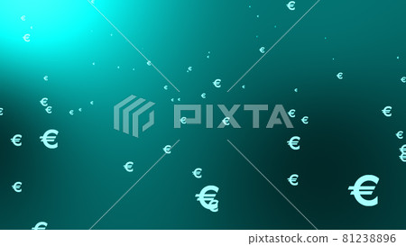 Euro mark EURO gradation CG background wallpaper 81238896