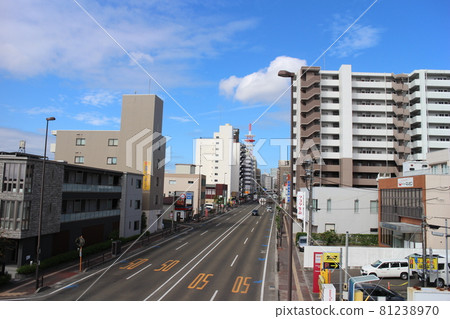Miyagino-ku, Sendai City, urban area around National Highway No. 45 81238970