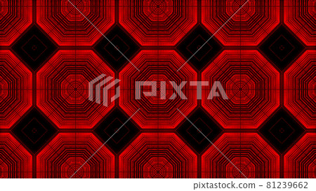 Red red pattern gothic kaleidoscope CG background wallpaper 81239662