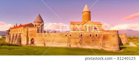 Alaverdi Monastery in Kakhetia, Georgia banner 81240125