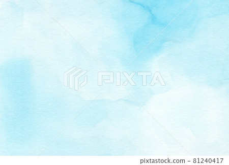 Blue abstract watercolor texture background. 81240417