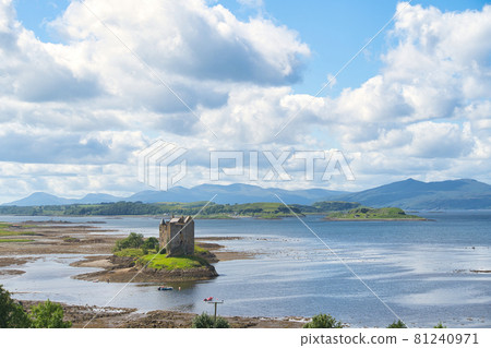 Castle Stalker in Scotland Castle Stalker in Scotland 81240971