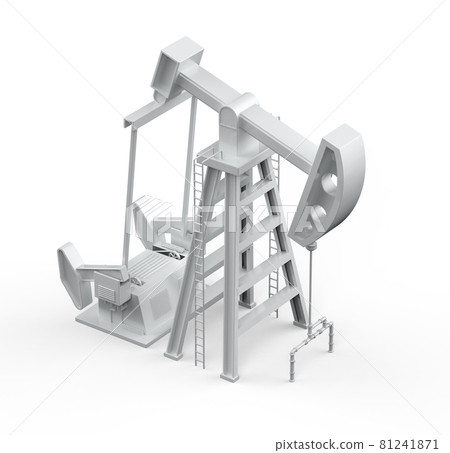 Crude oil pump or oil rig Crude oil pump or oil rig 81241871