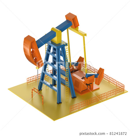 Crude oil pump or oil rig Crude oil pump or oil rig 81241872