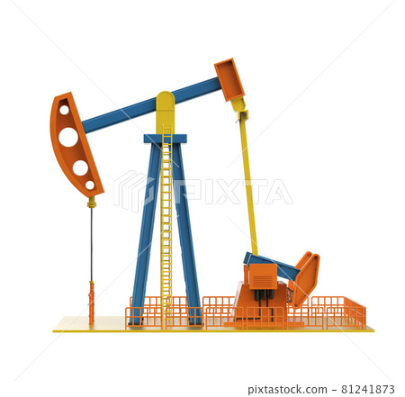 Crude oil pump or oil rig Crude oil pump or oil rig 81241873