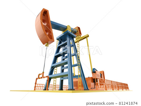 Crude oil pump or oil rig 81241874