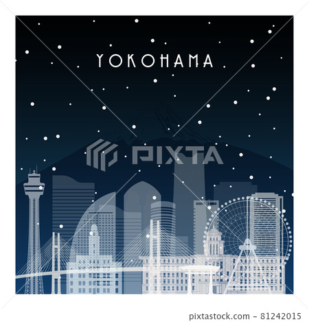 Winter night in Yokohama. 81242015