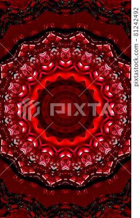 Horror red star kaleidoscope pattern wallpaper design Vertical image. Horror red star kaleidoscope pattern wallpaper design Vertical image. 81242492