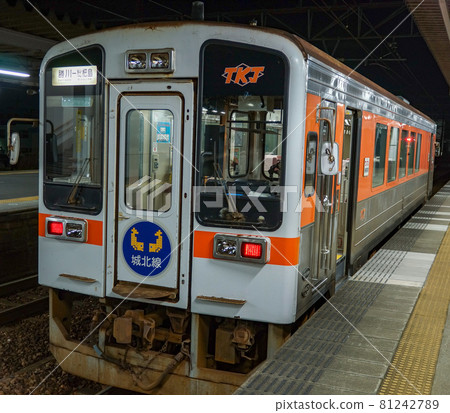 Tokai Transportation Business Johoku Line Rail Bus Diesel Train (Biwajima Station) 81242789
