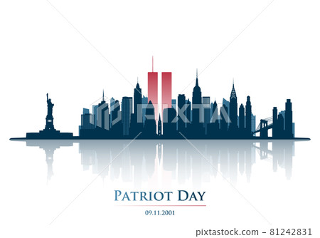 Twins Tower in New York City Skyline. Twins Tower in New York City Skyline. 81242831