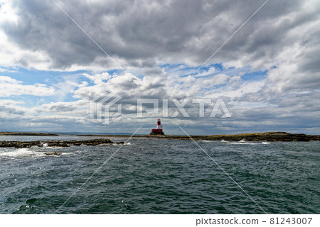Longstone Lighthouse in the farne Islands - United Kingdom Longstone Lighthouse in the farne Islands - United Kingdom 81243007